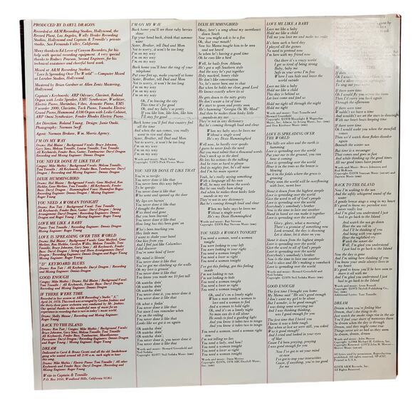 Lot of 3 A&M Vinyl Records Peter Frampton Chris de Burgh 12" 33 rpm Vintage - Picture 6 of 16